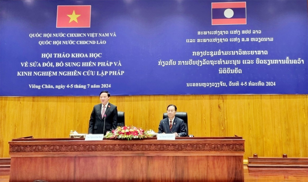 Vietnam and Laos share experience in legislative research